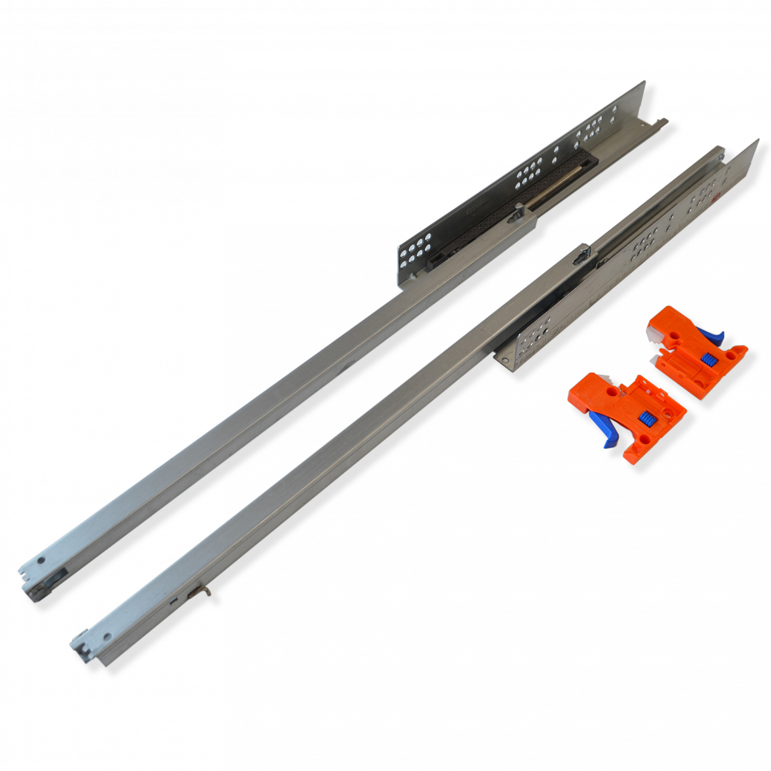Направляющие шариковые скрытого типа частичного выдвижения с доводчиком SOLLER 500 мм до 25 кг