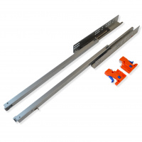 Направляющие шариковые скрытого типа частичного выдвижения с доводчиком SOLLER 500 мм до 25 кг