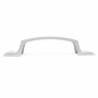 Ручка-скоба дверная РС-100-1 белый глянец (литьё, ЦАМ)
