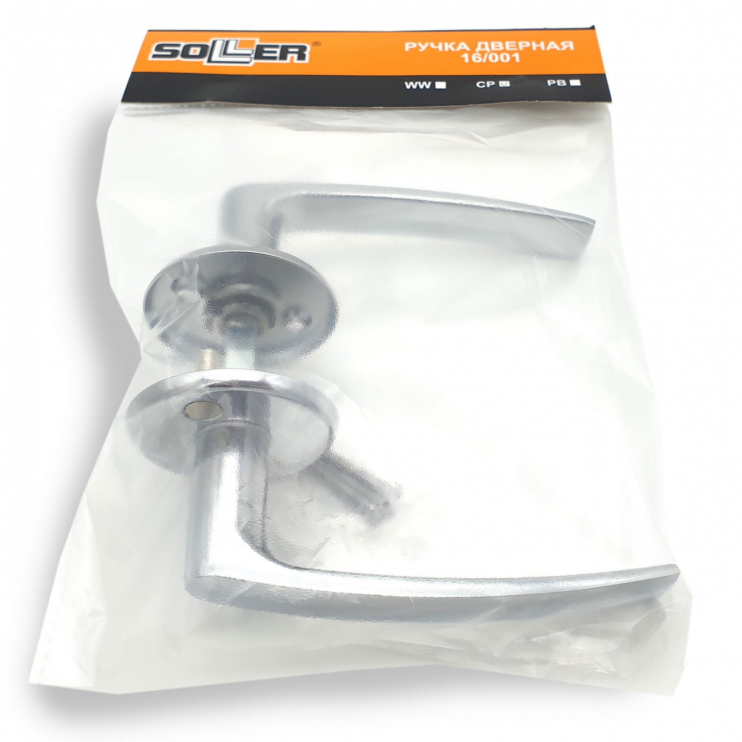 Ручка для финских дверей SOLLER 16/001 хром