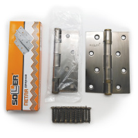 Петля дверная прямая 4" SOLLER бронза (сталь 100*70*2,5)