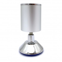 Опора мебельная регулируемая SOLLER 001А 50*100 мм матовый хром алюминий