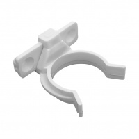 Клипса + подклипсник для опоры 90-120 мм белая для крепления цоколя