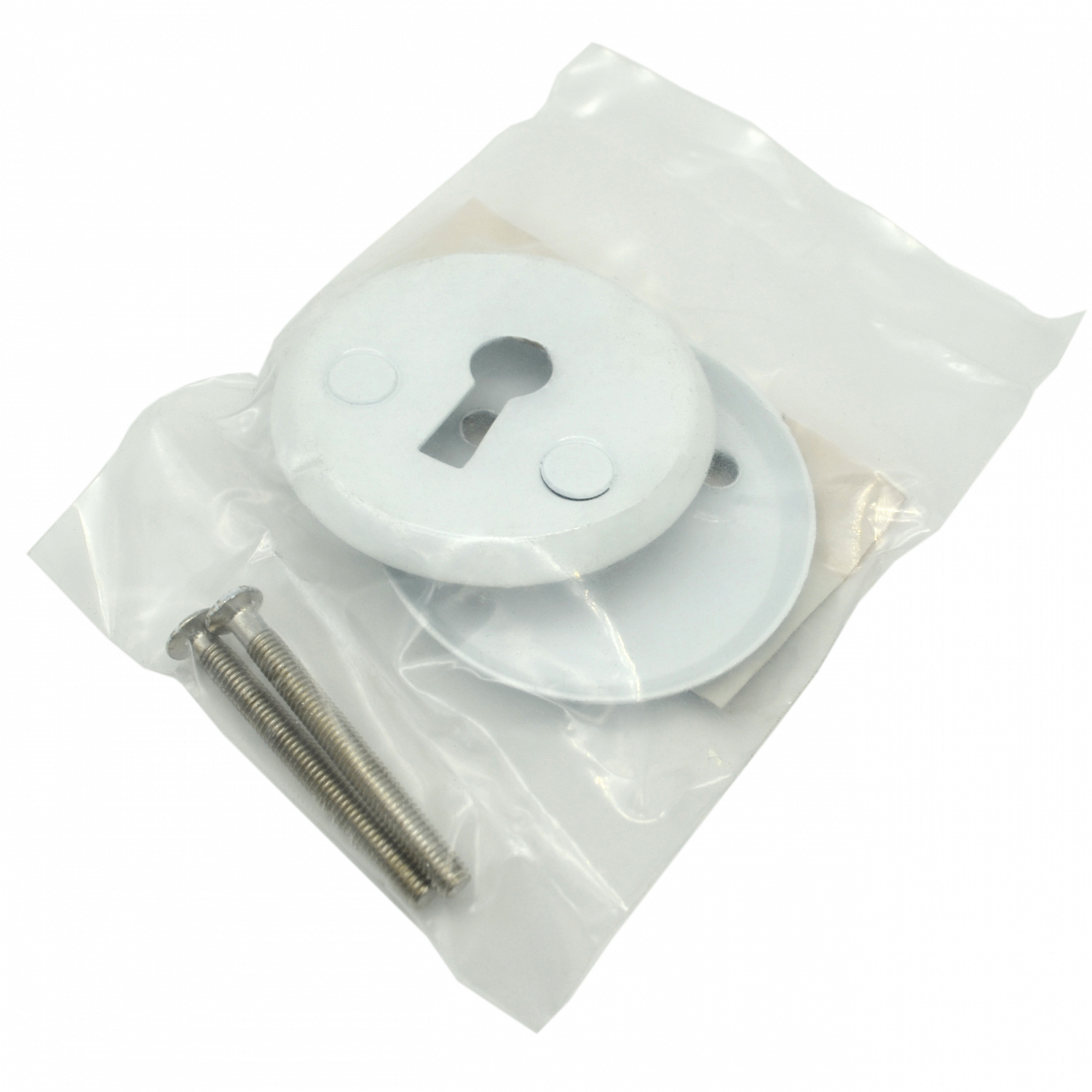 Накладка под флажковый ключ SOLLER 001А белая