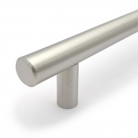 Ручка мебельная рейлинг SOLLER 8925-160 ЛАЙТ SS d-12 мм