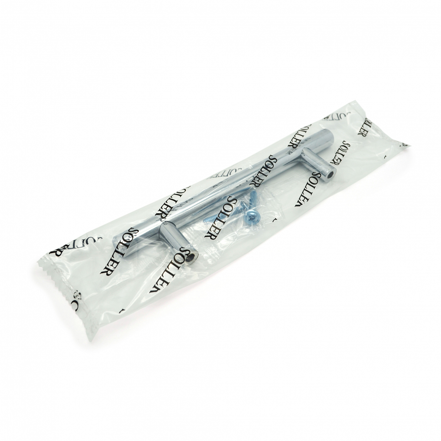 Ручка мебельная рейлинг SOLLER 8925-96 хром d-12 мм