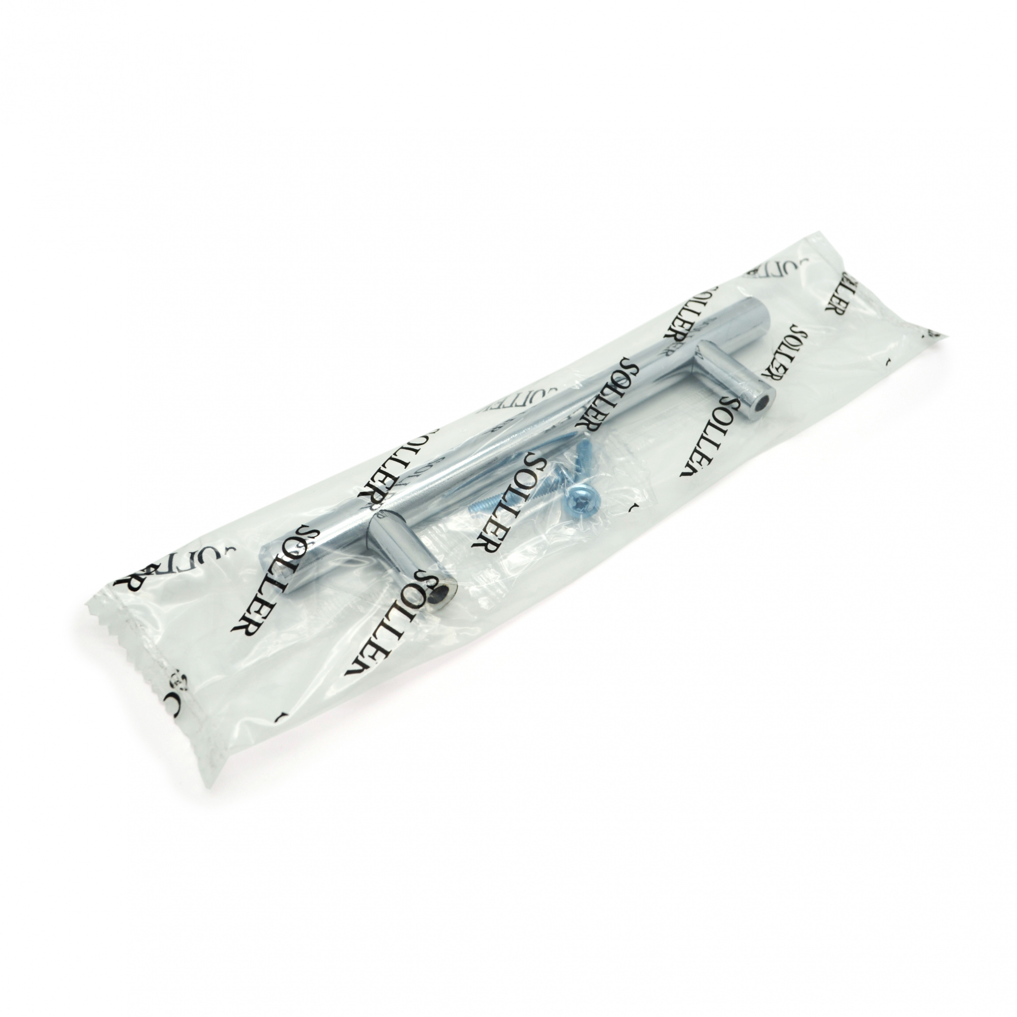 Ручка мебельная рейлинг SOLLER 8925-96 хром d-12 мм