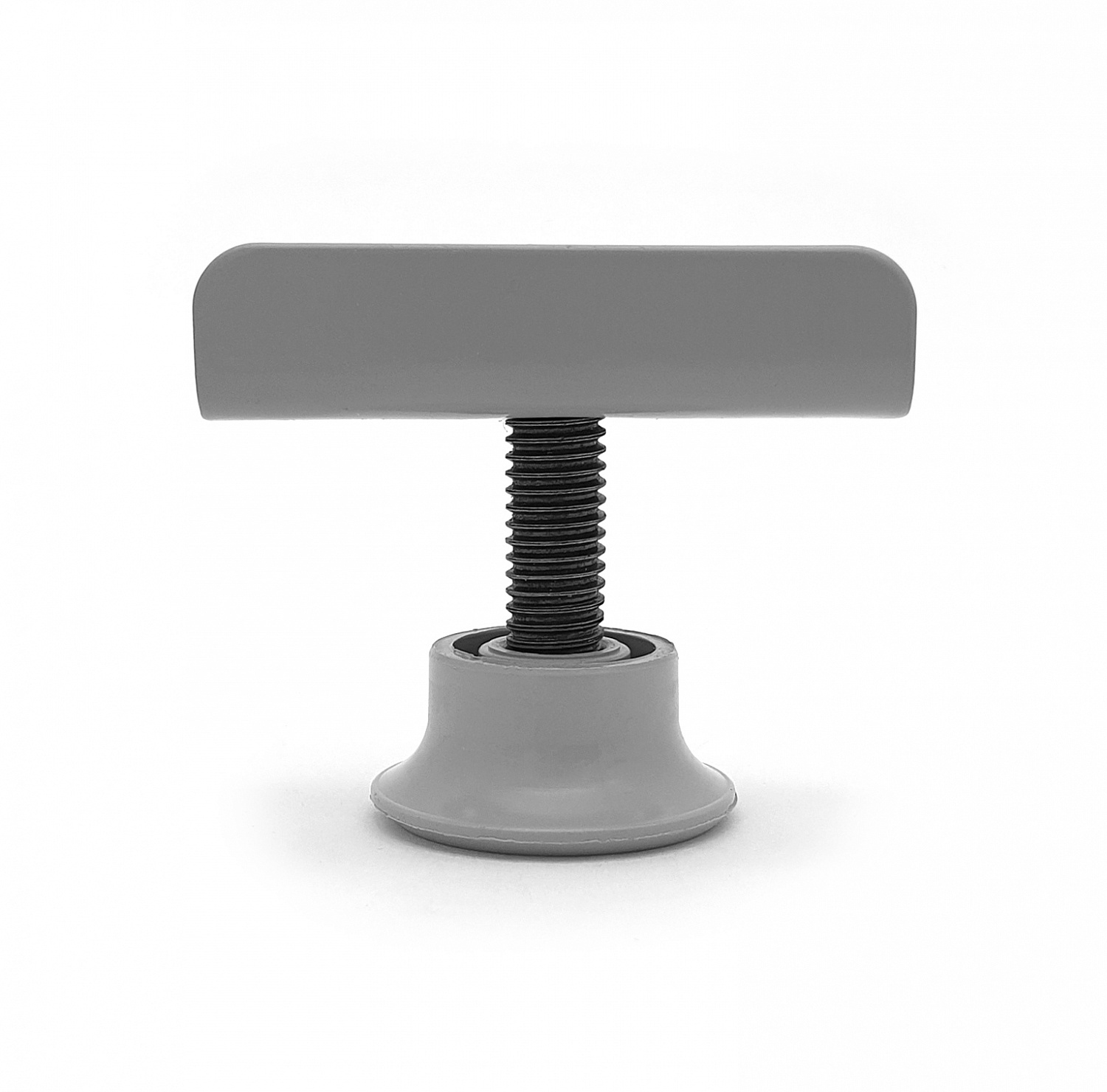 Опора регулируемая П-образная d-16мм (серая)