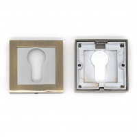 Накладка на цилиндровый механизм (ключевина) SOLLER ZF11-ЕТ АВ/CP бронза/хром