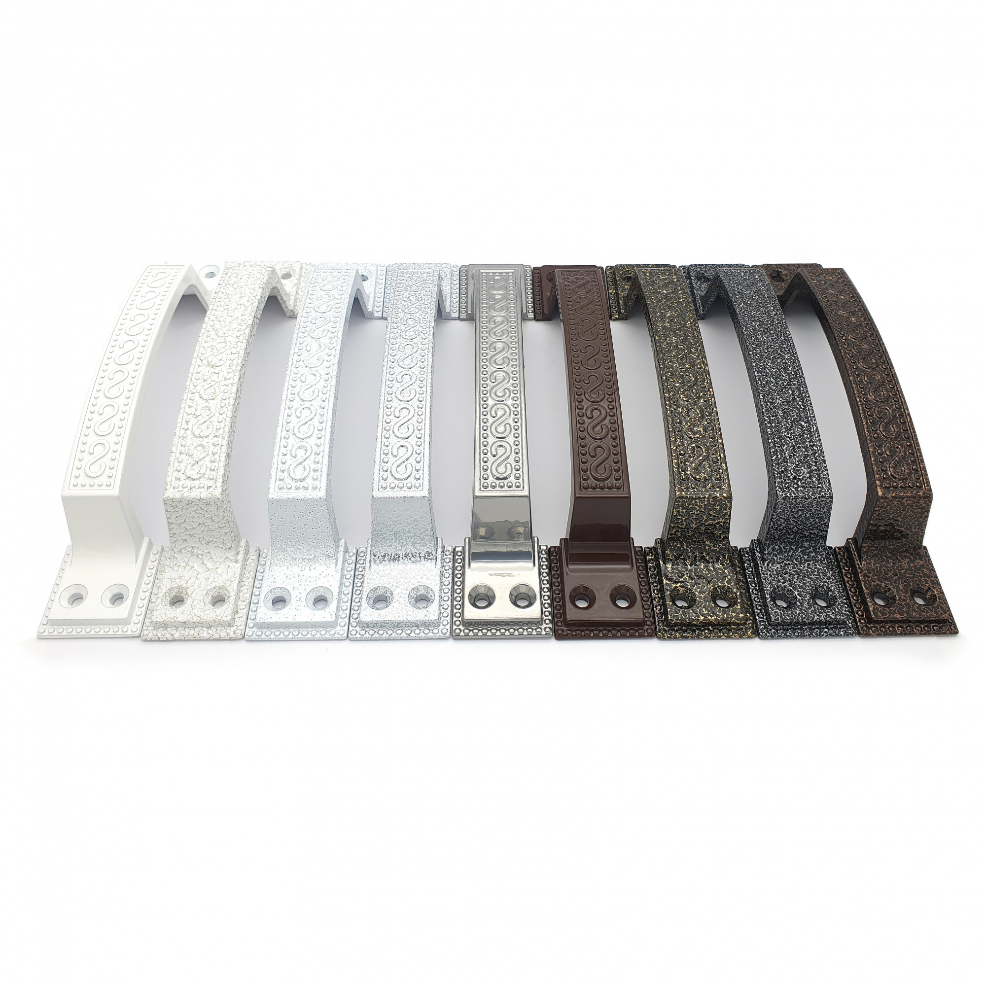 Ручка-скоба дверная РС-100-1 матовое золото (литьё, ЦАМ)