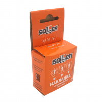 Накладка на цилиндровый механизм (ключевина) SOLLER ND-9ESS хром/сатин 