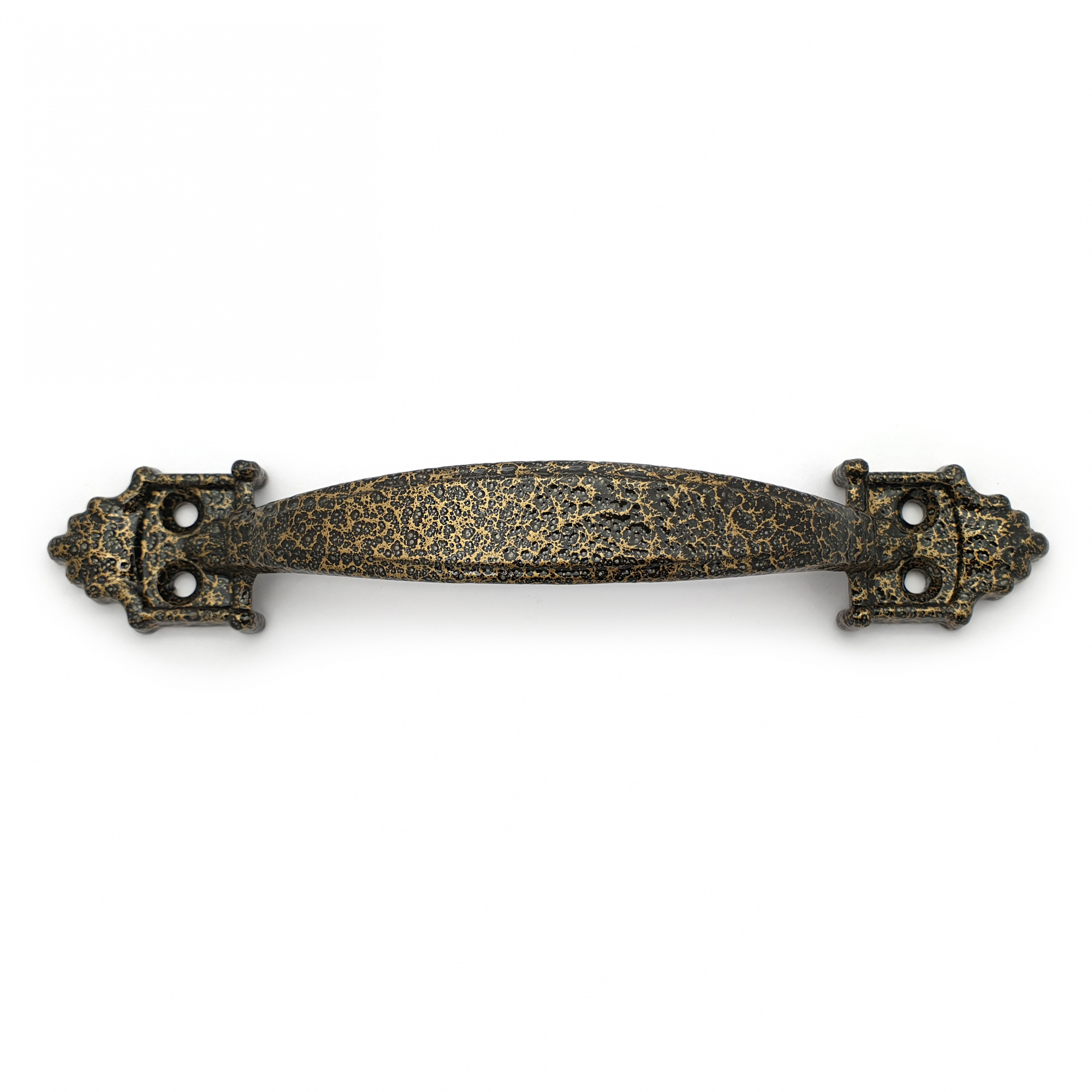 Ручка-скоба дверная РС-100 антик/бронза (литьё, ЦАМ)