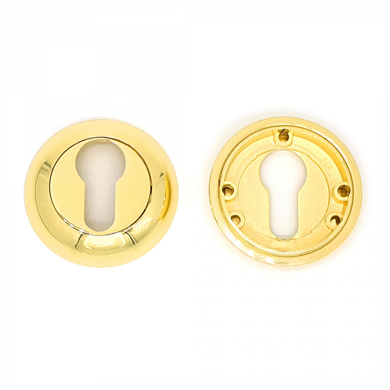 Накладка на цилиндровый механизм (ключевина) SOLLER ET-02 PB золото