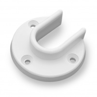 Штангодержатель для деревянной штанги SOLLER белый пластик