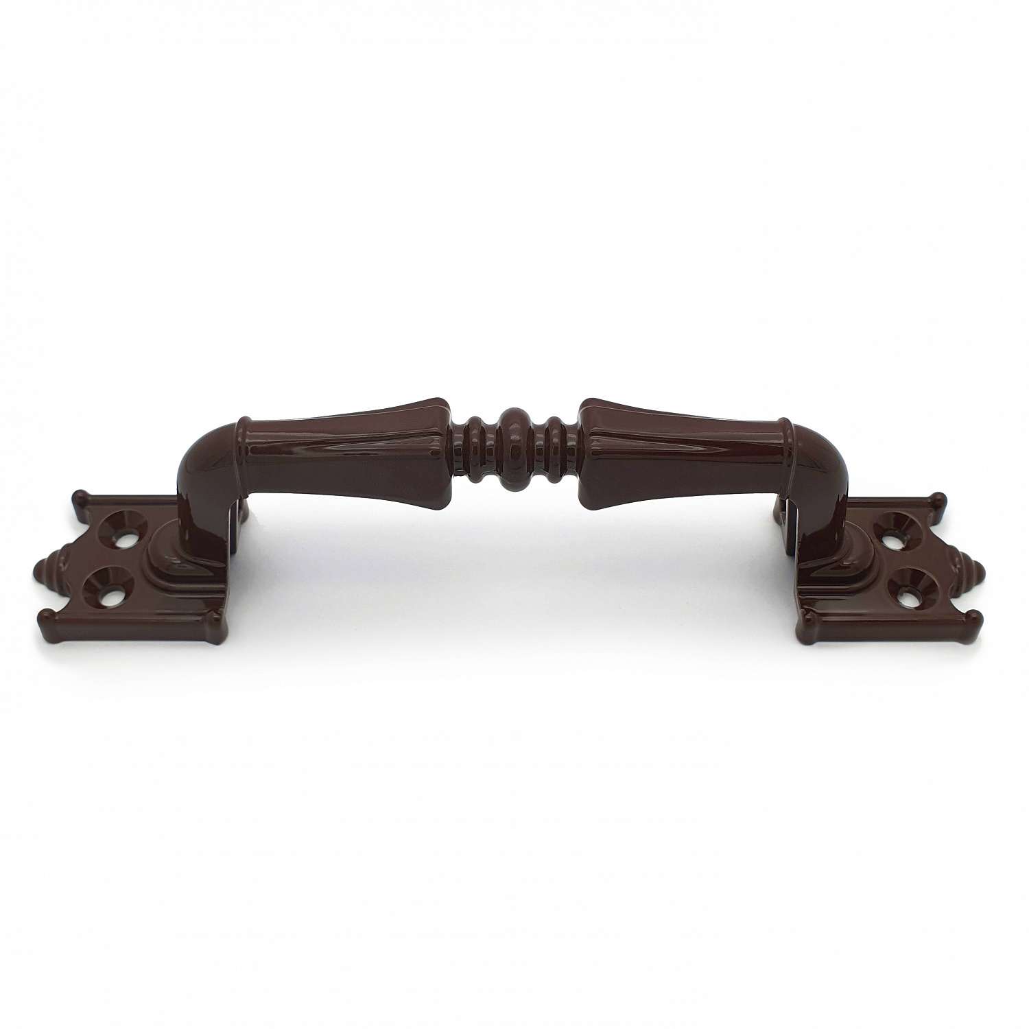 Ручка-скоба дверная РС-100-2 коричневый глянец (литьё, ЦАМ)