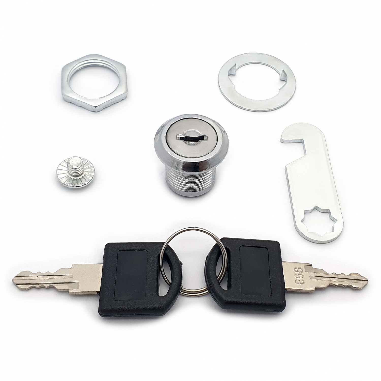 Замок мебельный SOLLER 103-16/1 хром