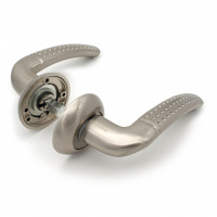 Комплект дверных ручек SOLLER ZY-504 SS матовый никель