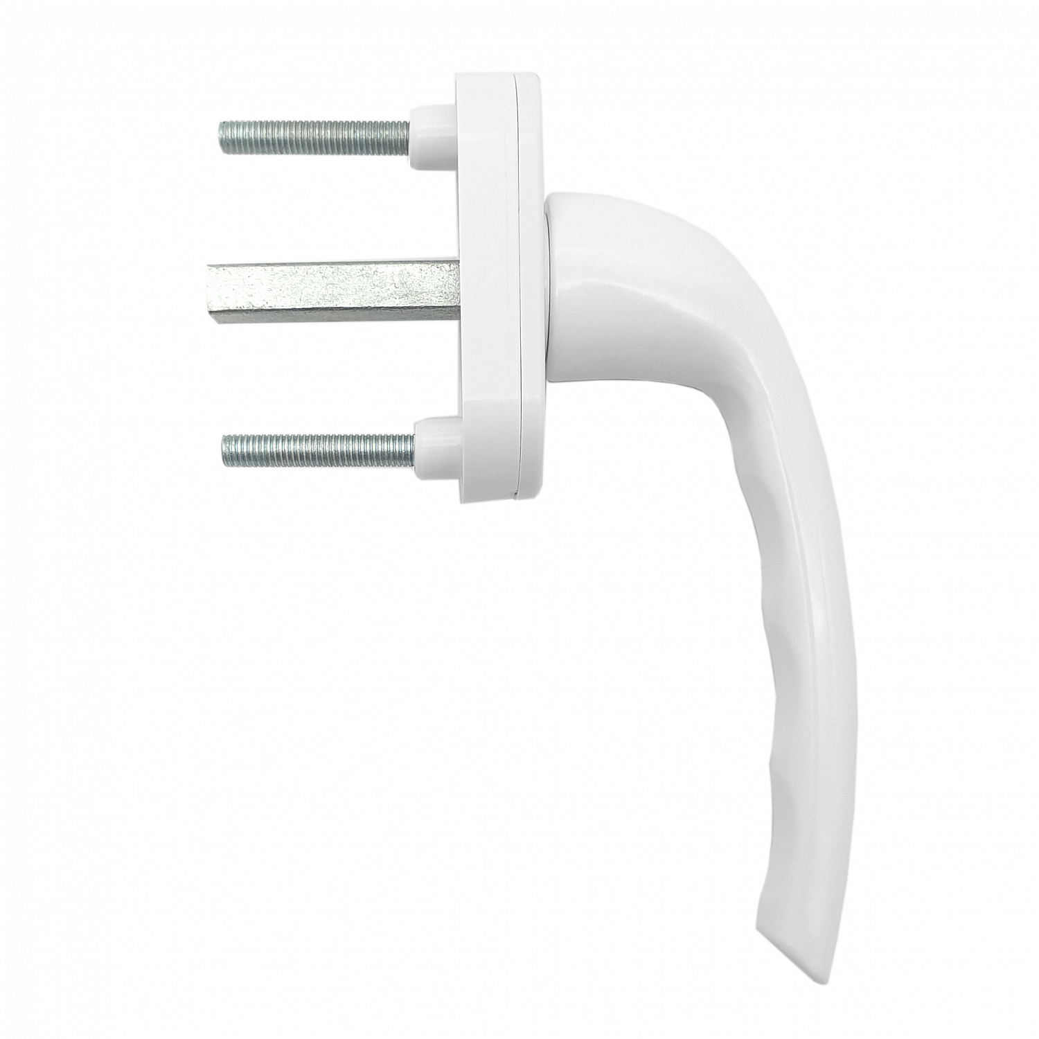 Ручка для пластиковых окон "Луна" белая 8-ми позиционная