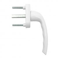 Ручка для пластиковых окон "Луна" белая 8-ми позиционная