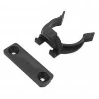 Клипса + подклипсник для опоры 90-120 мм черная для крепления цоколя