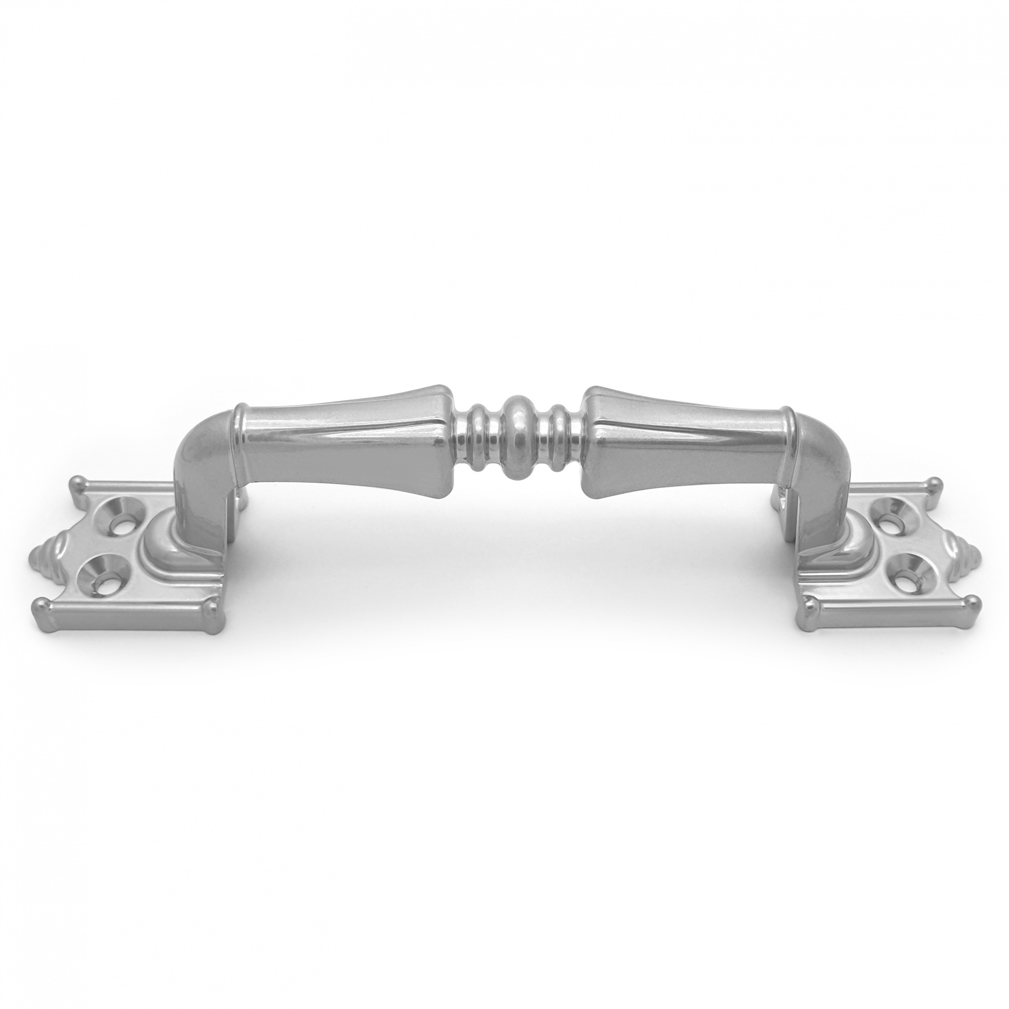 Ручка-скоба дверная РС-100-2 хром (литьё, ЦАМ)