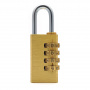Замок навесной кодовый SOLLER ВС304 латунь