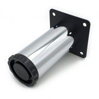 Опора мебельная регулируемая SOLLER 5100 42*100 мм хром сталь