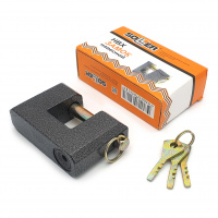 Замок навесной с прямой дужкой SOLLER HBX 90 мм