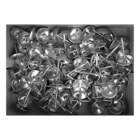 Гвоздики декоративные SOLLER хром 