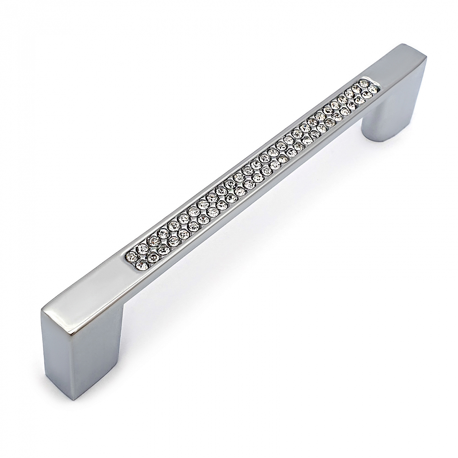 Ручка мебельная SOLLER 681-96 хром со стразами