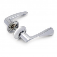 Комплект дверных ручек SOLLER ZY-510 CP хром