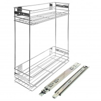 Боковая выдвижная корзина SOLLER 200 мм  470*160*480 мм с полным выдвижением
