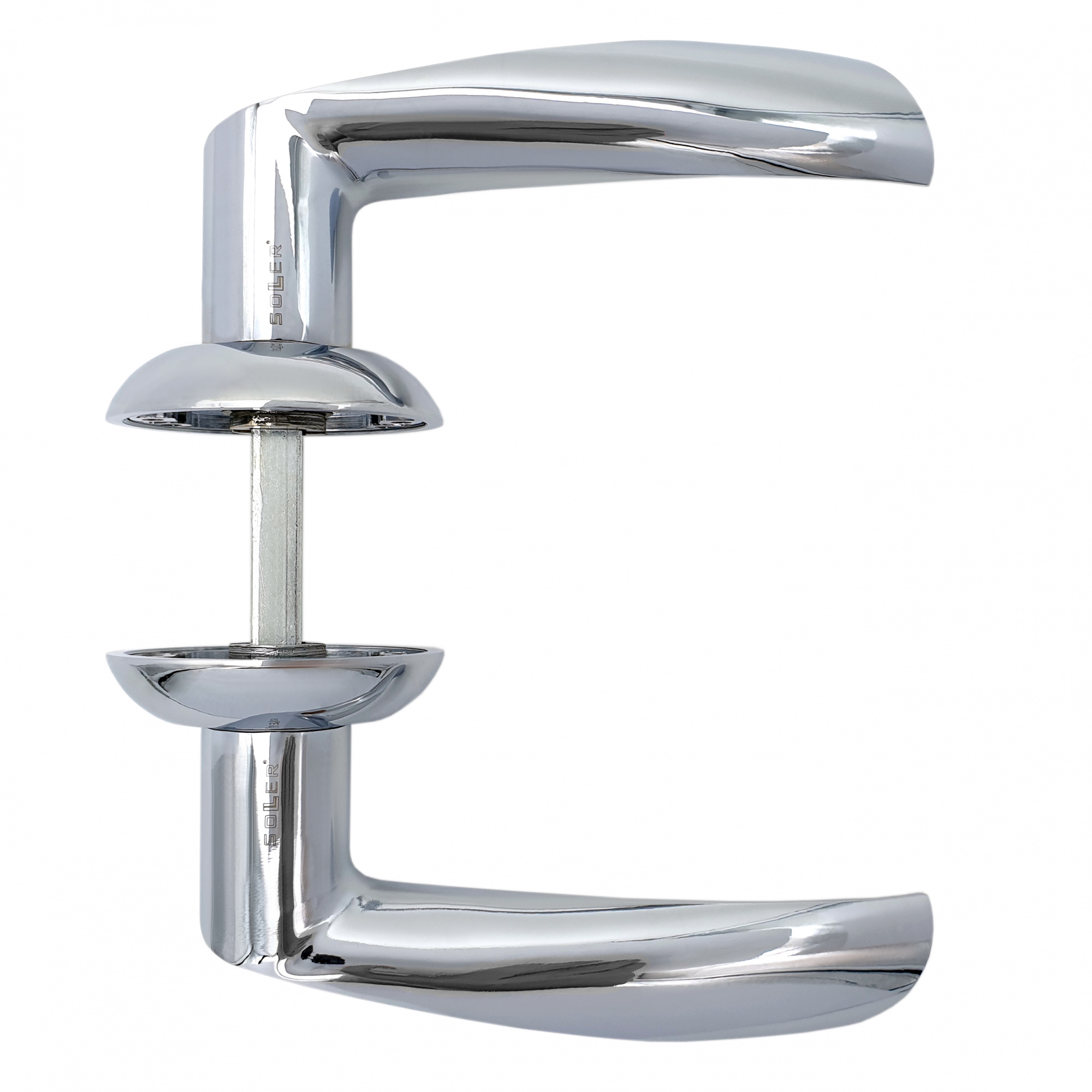 Комплект дверных ручек SOLLER ZY-510 CP хром