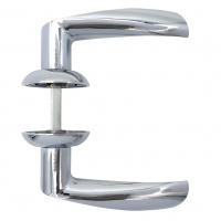 Комплект дверных ручек SOLLER ZY-510 CP хром