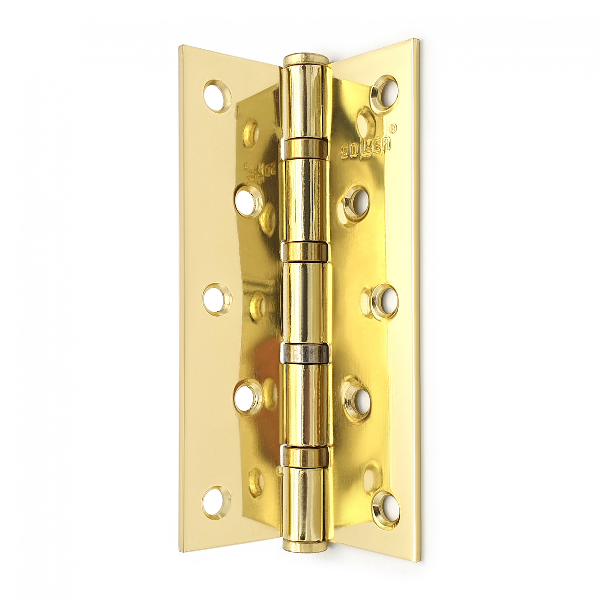 Петля дверная прямая 5" SOLLER золото (сталь 120*70*2,5)