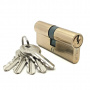 Механизм цилиндровый SOLLER F5 золото 70мм, 5 ключей латунь/металл (30+10+30) Cu.S