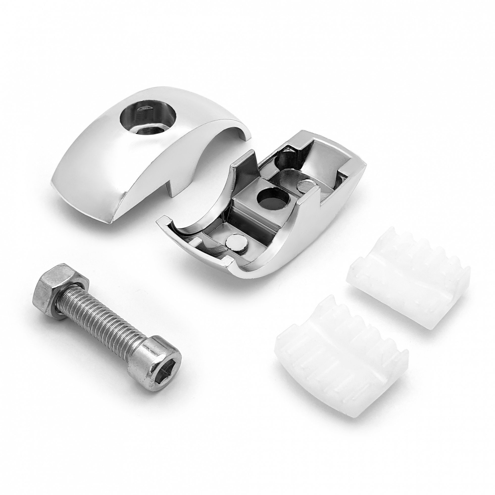 Крепеж одинарный с пластиковым вкладышем SOLLER R-7+R-47 d-25 мм