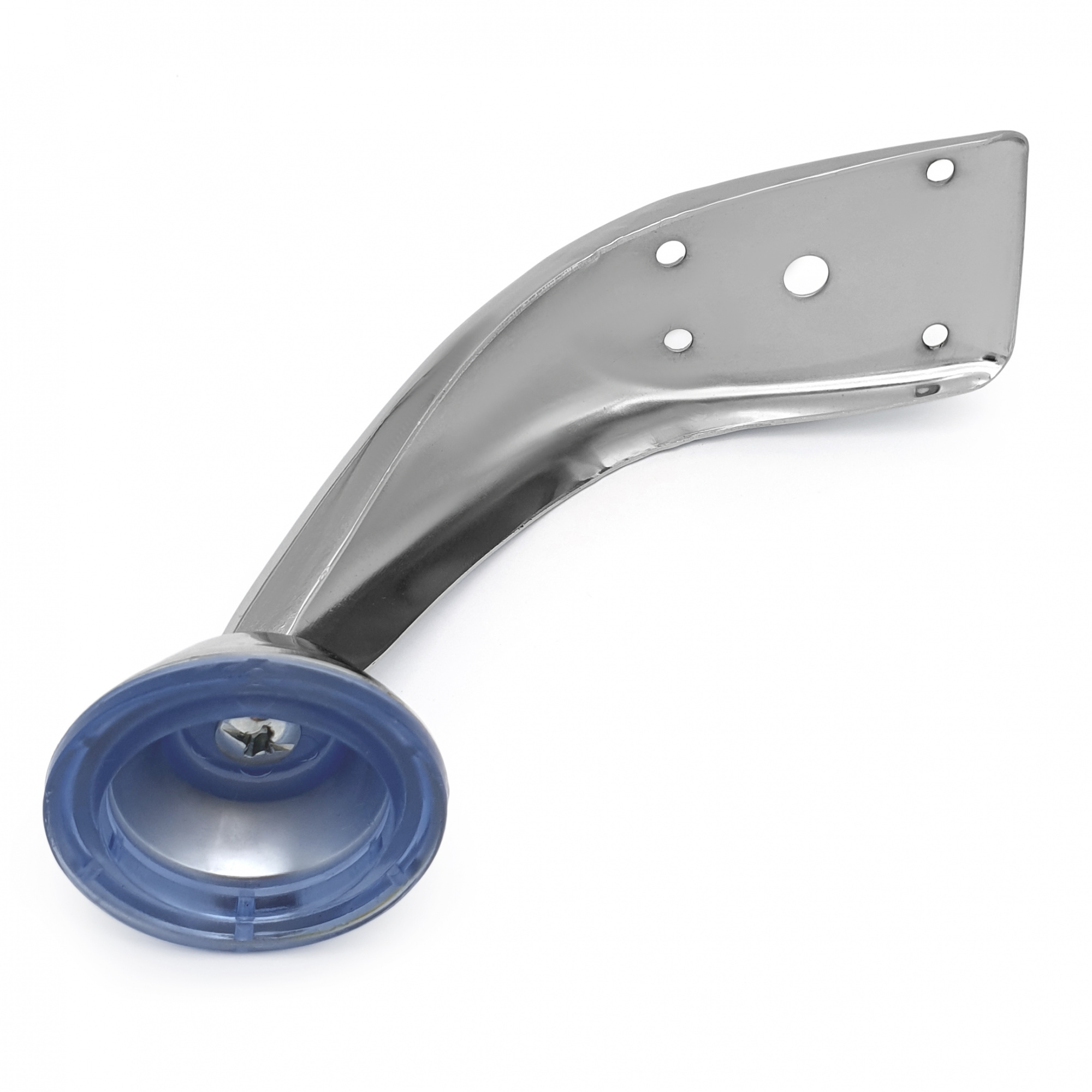 Опора для мягкой мебели SOLLER h-120 мм с изгибом и вылетом 1,2 мм хром