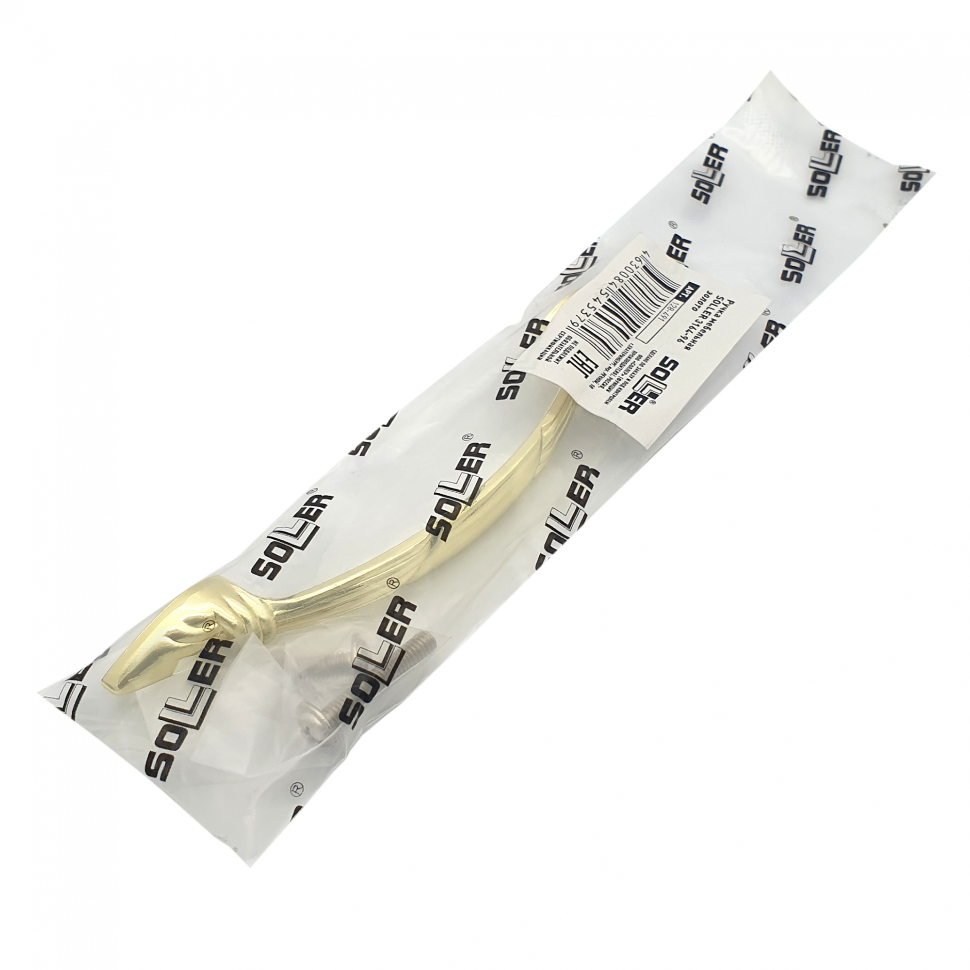 Ручка мебельная SOLLER 3164-96 золото