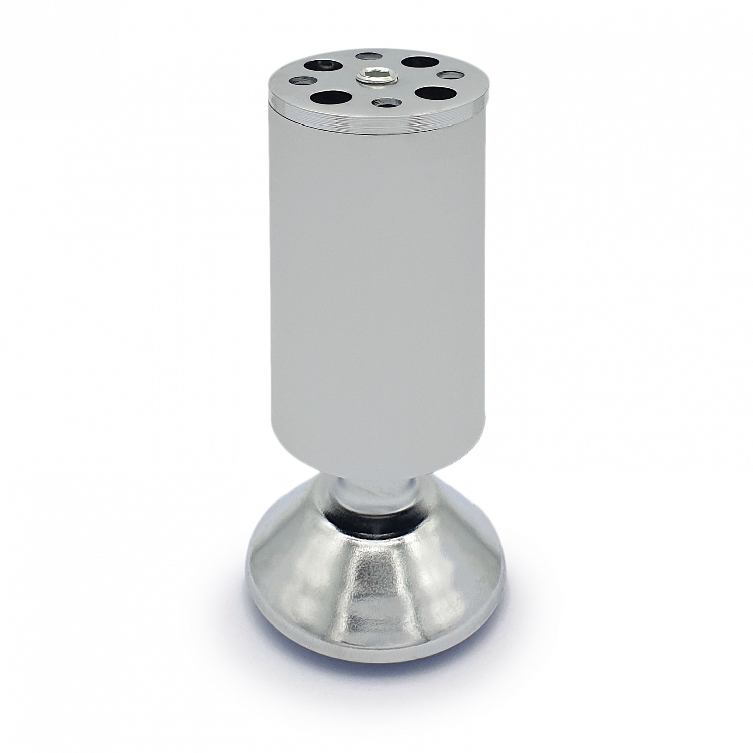 Опора мебельная регулируемая SOLLER 38*100 мм алюминий