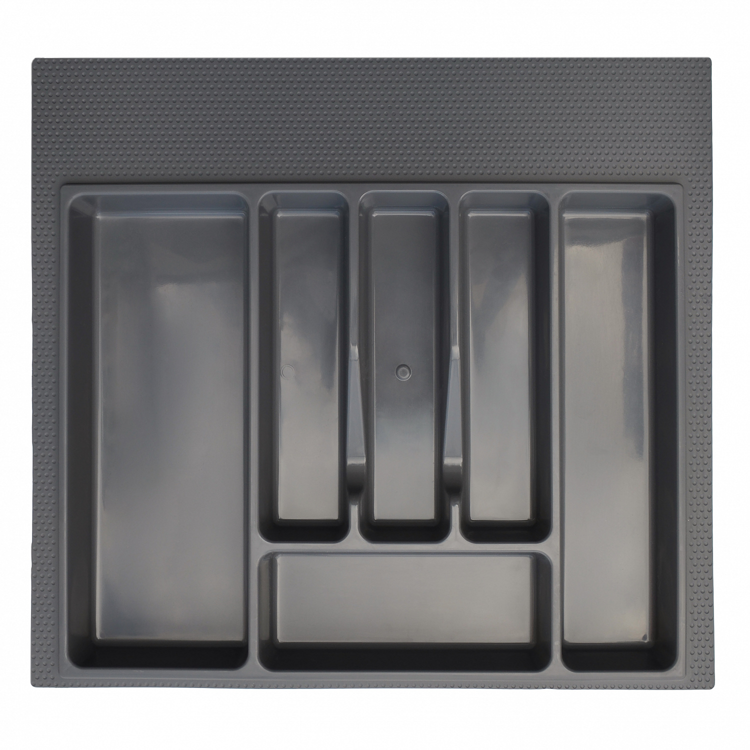 Вкладка в ящик для столовых приборов 600 мм серая