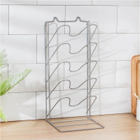 Подставка под крышки белая горизонтальное расположение крышек