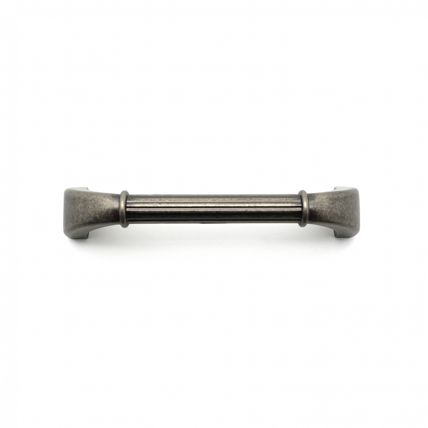 Ручка-скоба мебельная SOLLER 1264-96 античное серебро 96 мм