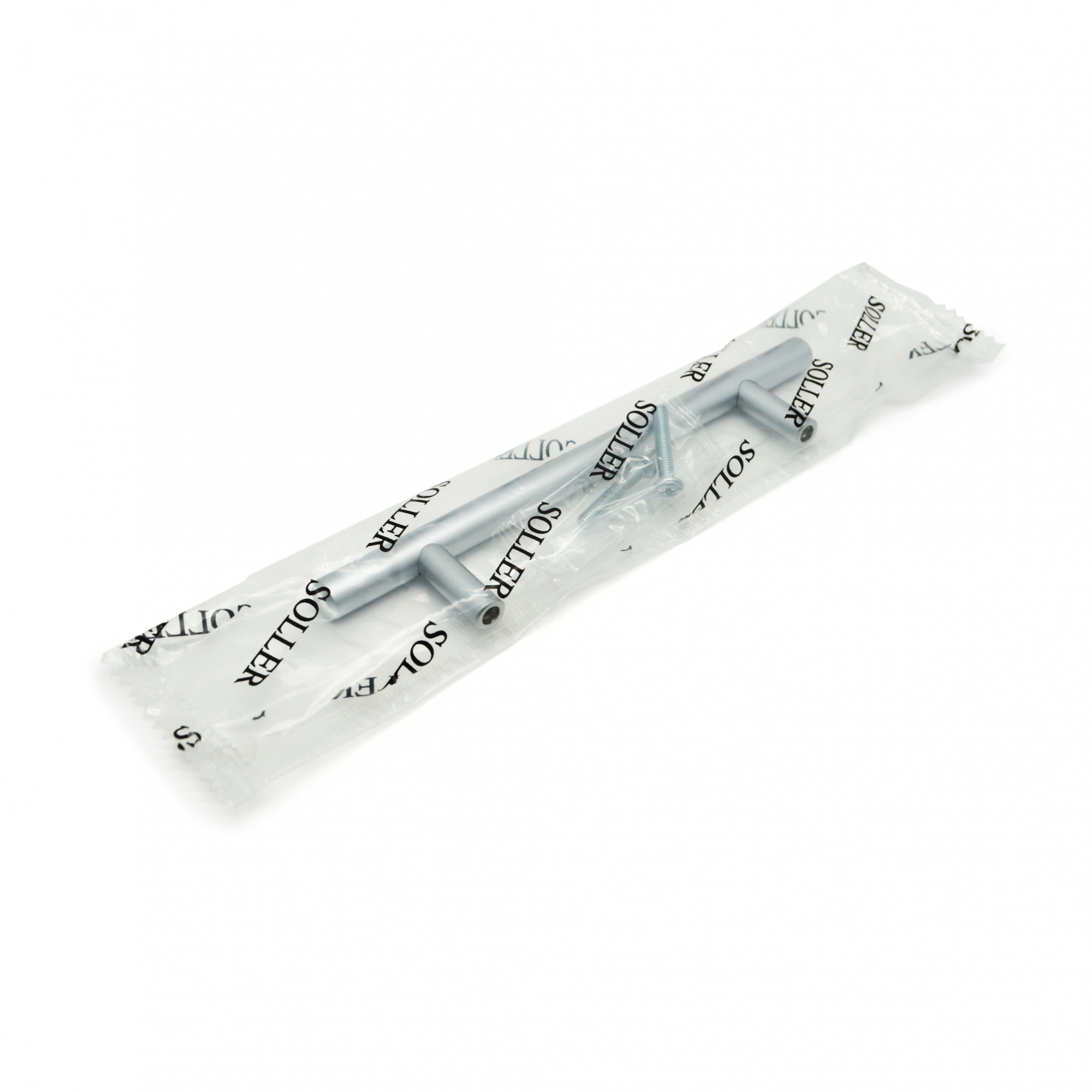 Ручка мебельная рейлинг SOLLER 8926-96 матовый хром d-10 мм