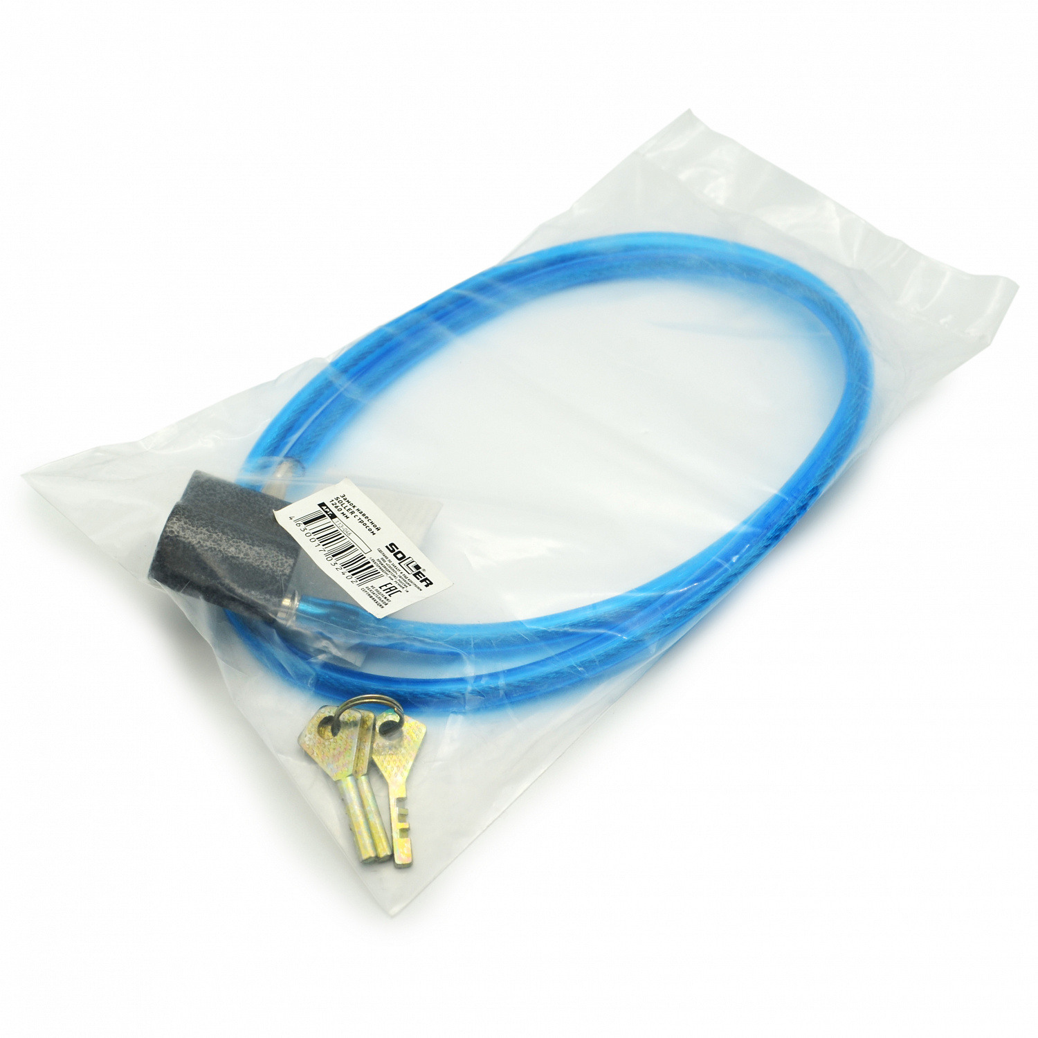 Замок тросовый SOLLER АМ 1260 мм