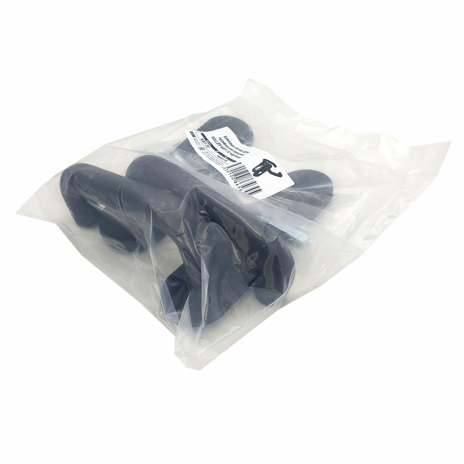 Комплект ручек для технических дверей SOLLER KRT-72 черный