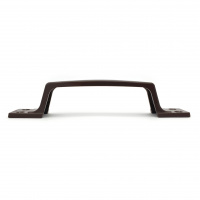 Ручка-скоба дверная РС-100-4 коричневый глянец (литьё, ЦАМ)