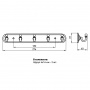 Вешалка 5-и крючковая SOLLER 709-5Е хром
