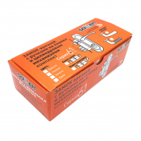 Замок врезной с ручками на планке SOLLER 61/106PB золото ключ-ключ