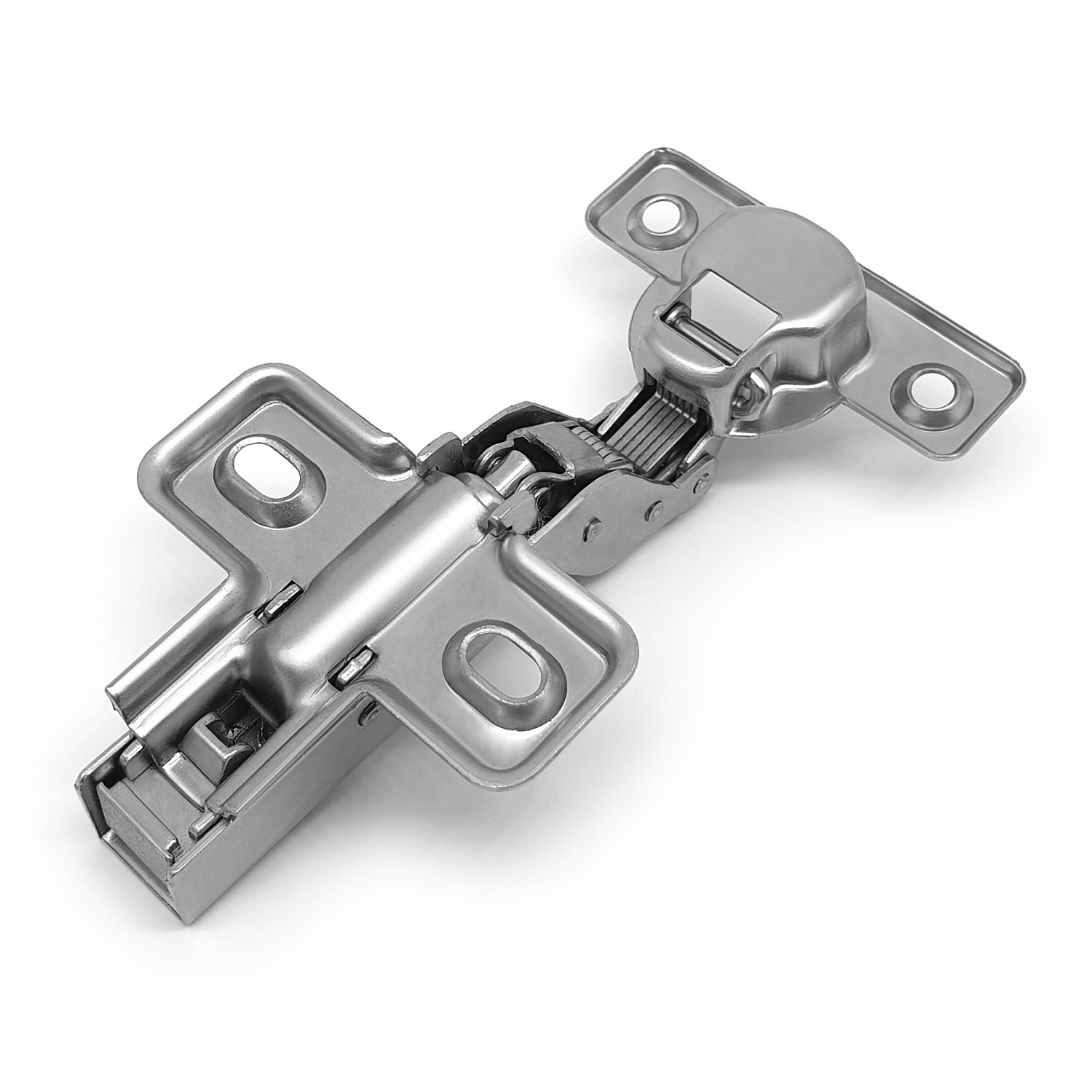 Петля мебельная- мини вкладная SOLLER чашка 26 мм с доводчиком Clip-On